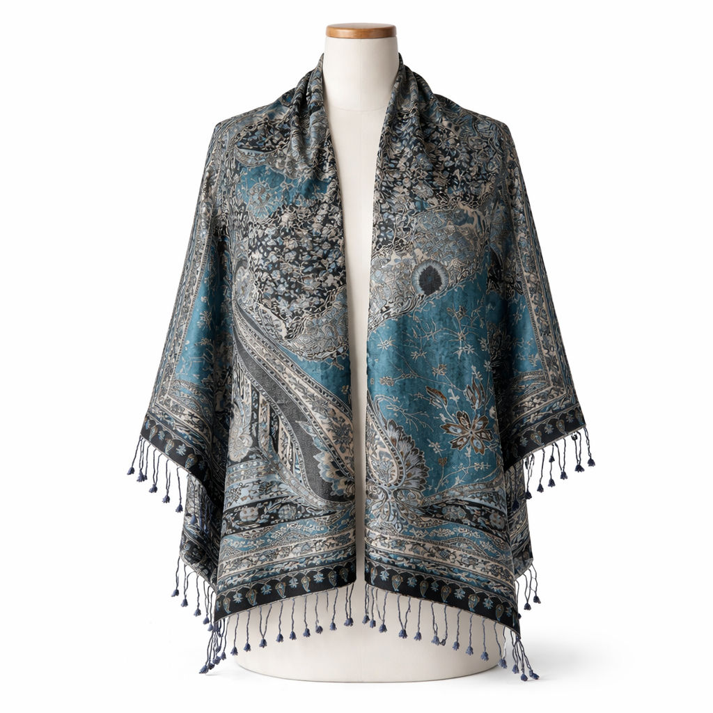 Floral Garden & Crystal Balls Scarf